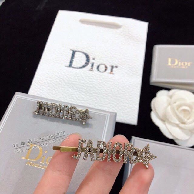 Dior飾品 迪奧經典熱銷款髮夾 Dior頭飾  zgd1022